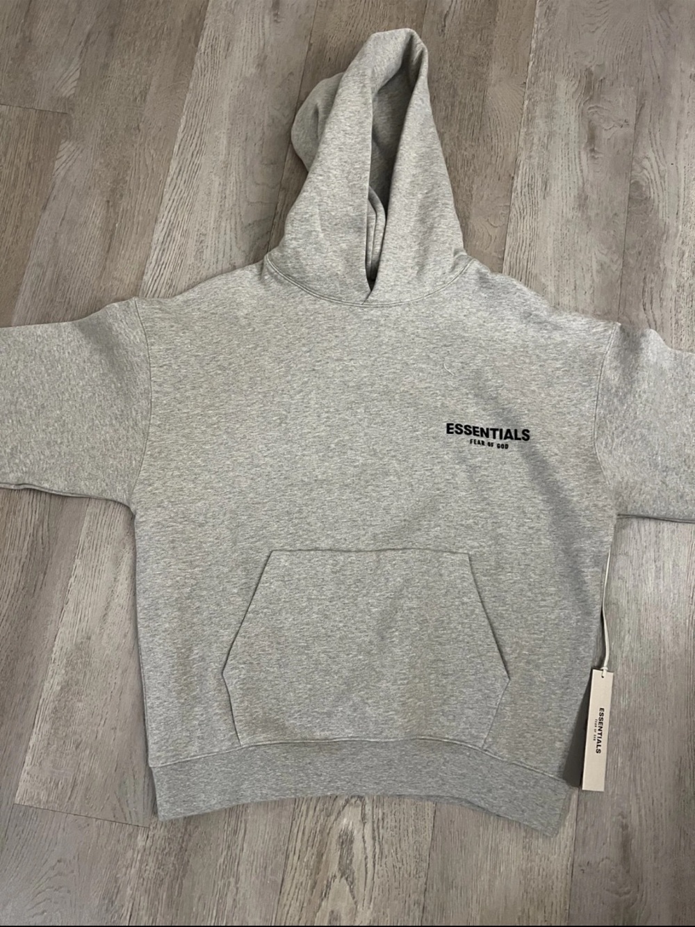 Essentials Grey Pullover Hoodie